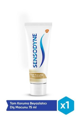 Sensodyne Tam Koruma & Beyazlatıcı Diş Macunu 75 ml. ürün görseli