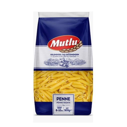 Mutlu Makarna 500 Gr Penne. ürün görseli