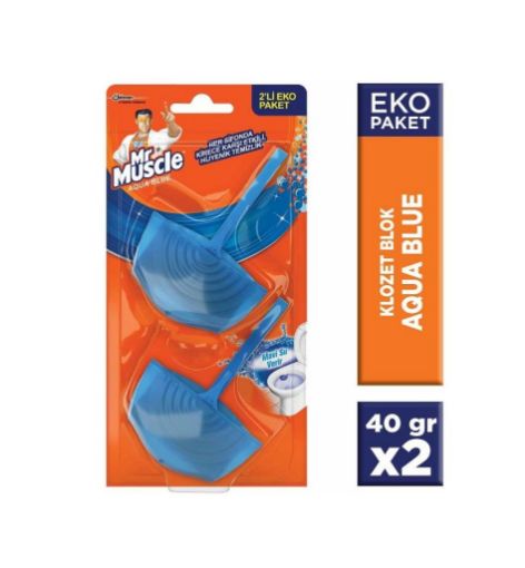 Mr Muscle Aqua Mavı Klozet Blok 2.%50 Ind. ürün görseli