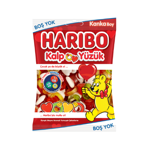 Haribo Jelly 80 GR Kalp Yüzük. ürün görseli