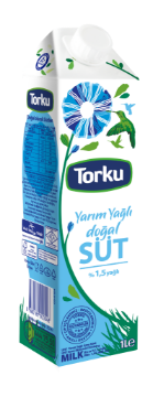 Resim Torku Süt Yarım Yağlı 1 Lt