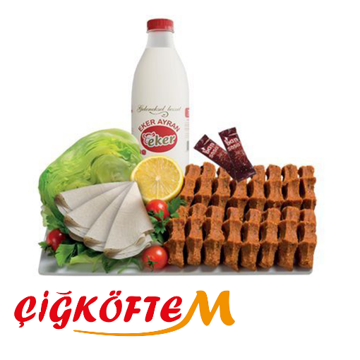 Garnitürlü Çiğköfte (500 Gr) +  1 LT  Ayran. ürün görseli