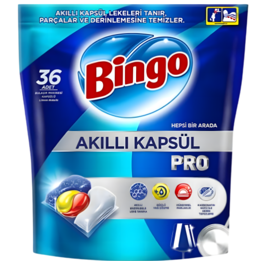 Bingo Akıllı Kapsul Pro 36  Lı Bulaşık Makinesi Deterjani. ürün görseli