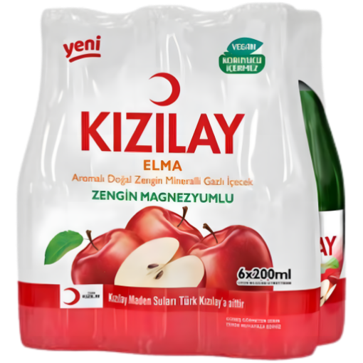 Kızılay Maden Suyu Aromalı Elmalı 200 ML 6' Lı. ürün görseli