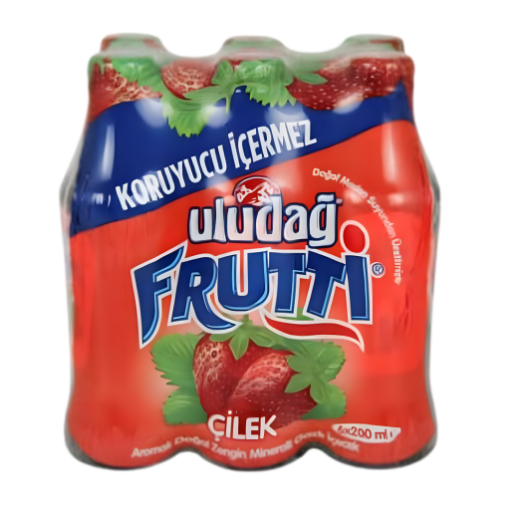 Uludağ Frutti Çilek Aromalı 200 ML 6' Lı. ürün görseli