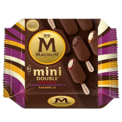 Magnum Mini Double Çikolata, Karadut & Böğürtlen, Karamel. ürün görseli