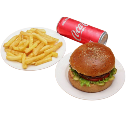 Öğrenci Menü (Et Dönerburger, Cips, Kola 330ML). ürün görseli