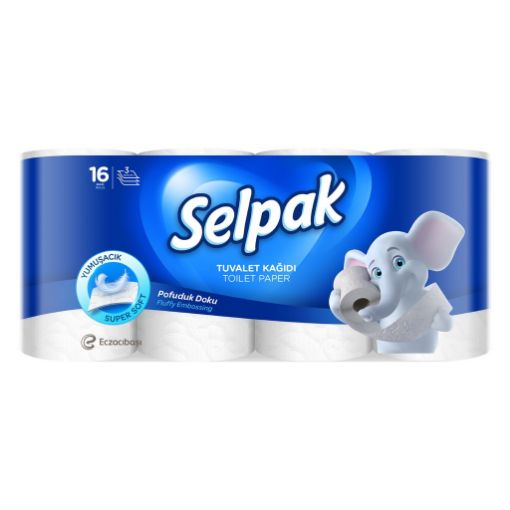 Selpak Extra Banyo Ferahlatma Tuvalet Kağıdı - 16 Adet. ürün görseli