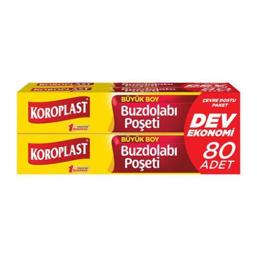 Koroplast Buzdolabı Poşeti 80'li Ekonomik Büyük Boy. ürün görseli