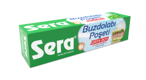 Sera Buzdolabı Poşeti Orta Boy 20 Adet. ürün görseli