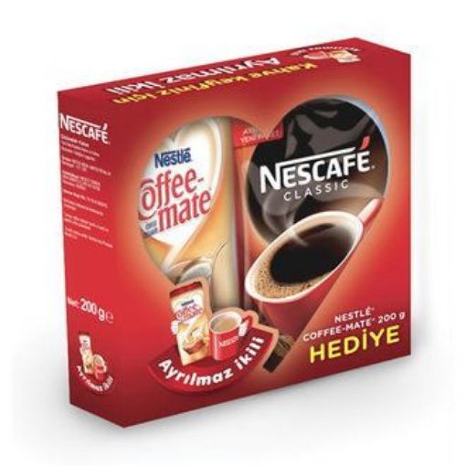 Nescafe Classic 200 gr + Coffe Mate 200 gr. ürün görseli