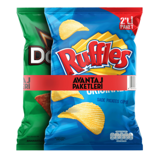 Mega Boy Doritos Ruffles 2 li Paket. ürün görseli