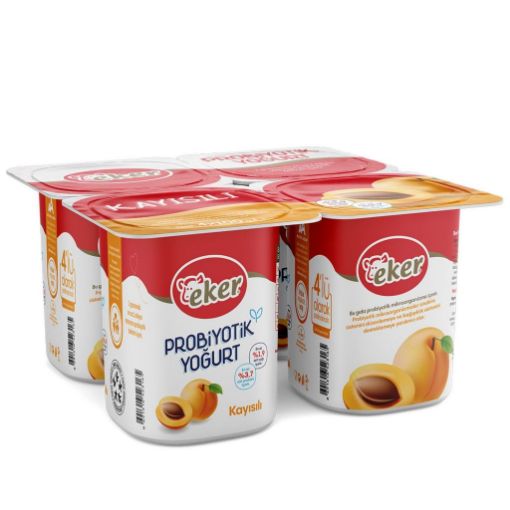 Eker Probı.Yoğurt 4*100 Gr Kayısı. ürün görseli