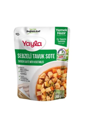 Yayla Hazır Yemek Sebzeli Tavuk Sote 200 Gr. ürün görseli