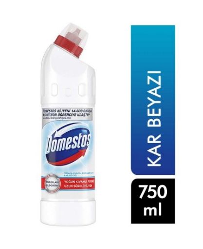 Domestos Yoğun Kıvamlı Çamaşır Suyu Kar Beyaz 750 ml. ürün görseli