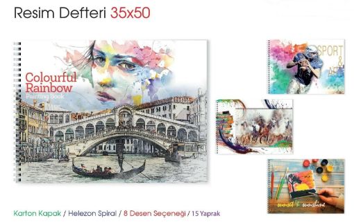 Mcolor Resim Defteri 15 Yaprak 35x50. ürün görseli