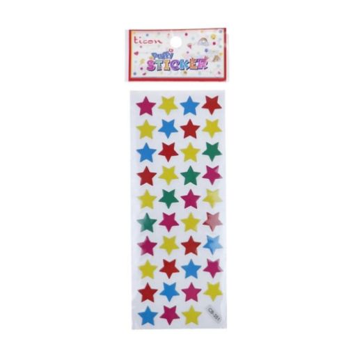 Ticon Puffy Sticker Yıldız. ürün görseli