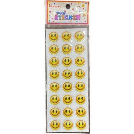 Ticon Puffy Sticker Gülen Yüz. ürün görseli