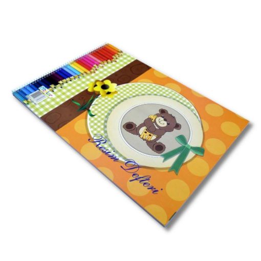 Mcolor Resim Defteri Spiralli 15 Yaprak 25x35. ürün görseli