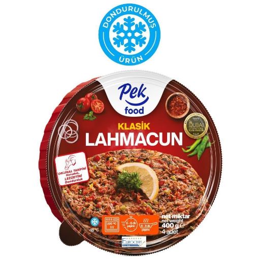 Pek Food Klasik Lahmacun 4 lü 400 Gr  . ürün görseli