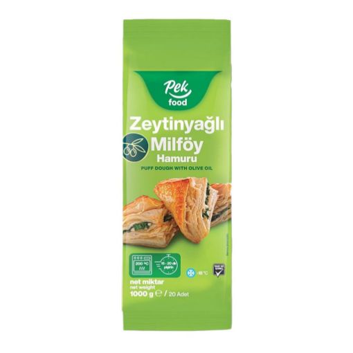Pek Food Zeytinyağlı Milföy Hamuru 1000 Gr  . ürün görseli