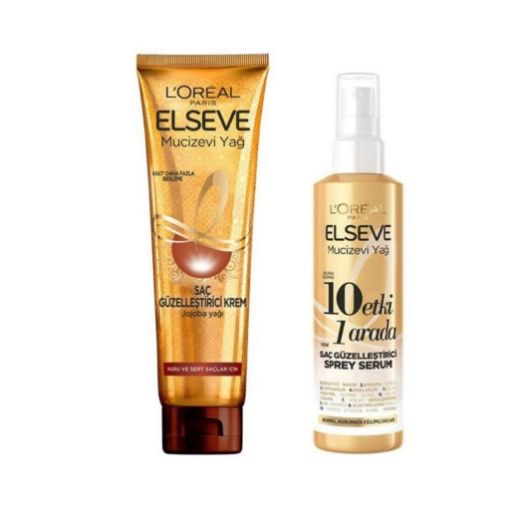 Elseve Şampuan Mucizevi Yağ + Saç Güzelleştirici 400 + 150 ml  . ürün görseli