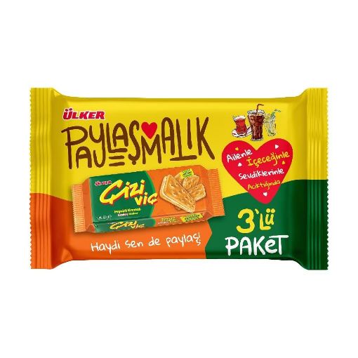 Ülker Cızıvıc Peynirli Kraker 3 Lu Paket . ürün görseli