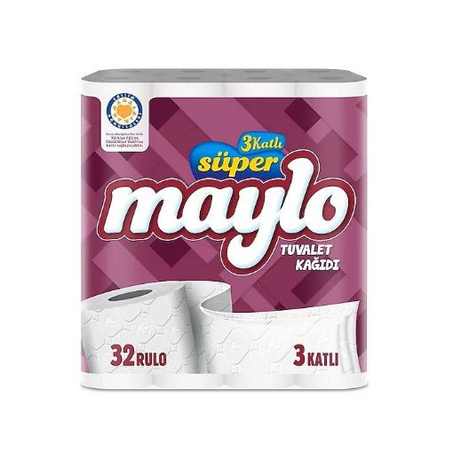 Maylo 3 Katlı Tuvalet Kağıdı 32'li. ürün görseli
