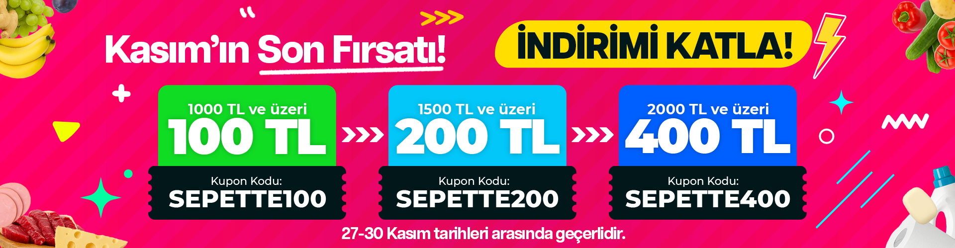 * KASIM'ın Son Fırsatı! * İndirimi Katla!