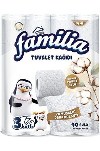 Familia Tuvalet Kağıdı 40'lı Organik Pamuk. ürün görseli