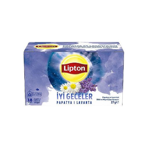 LIPTON BITKI PAPATYA & LAVANTA 18 LI. ürün görseli