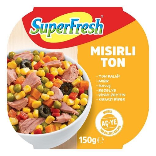 SUPERFRESH 150 GR MISIRLI TON SALATA. ürün görseli