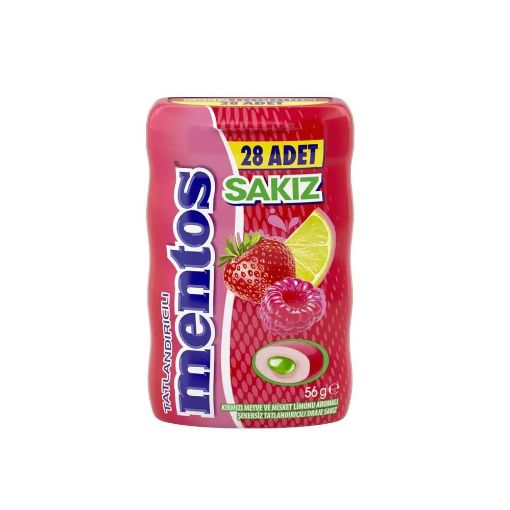 Mentos Kırmızı Elma Sakızı 56 Gr  . ürün görseli