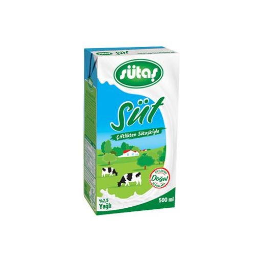 Sütaş %2,5 Yağlı Süt 500 ml. ürün görseli