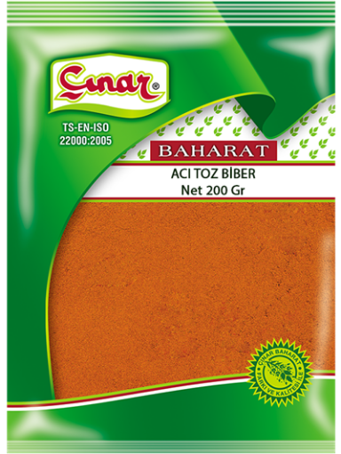 CINAR ACI TOZ BIBER 200 GR EKO. ürün görseli